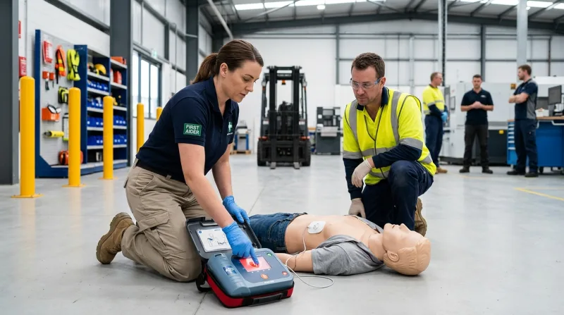 Actualisation de la manipulation du défibrillateur (DAE) dans l'Allier